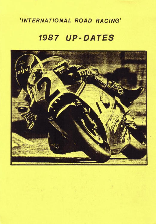 International Road Racing 1987 Up-Dates image 1