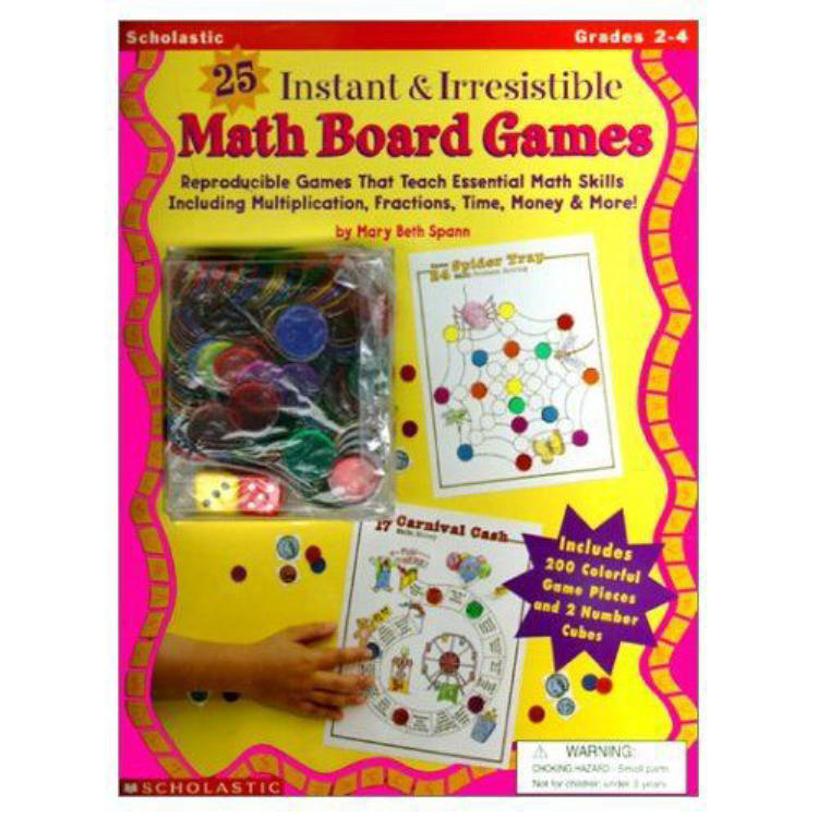 25 Instant & Irresistible Math Board Games (Grades 2-4) image 1