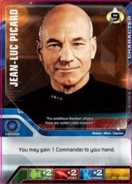 Star Trek Deck Building Game: Alternate Effect Captain Picard Promo image 1