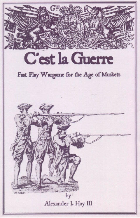 C'est la Guerre: Fast Play Wargame for the Age of Muskets image 1