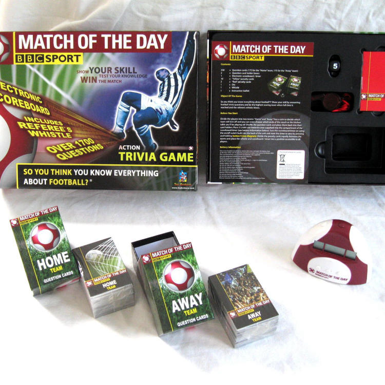 Match of the Day Electronic Trivia Game image 1