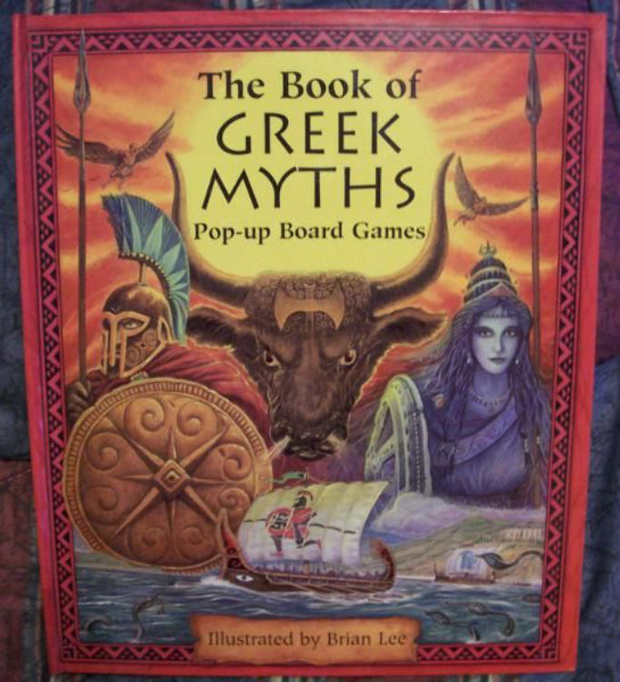 The Book of Greek Myths Pop-up Board Games image 1