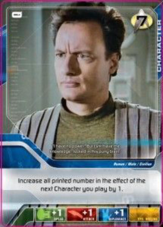 Star Trek Deck Building Game: Human Q Promo image 2