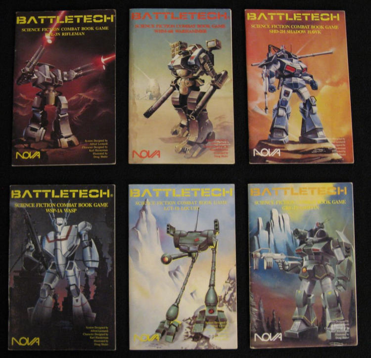 BattleTech Science Fiction Combat Book Game image 2