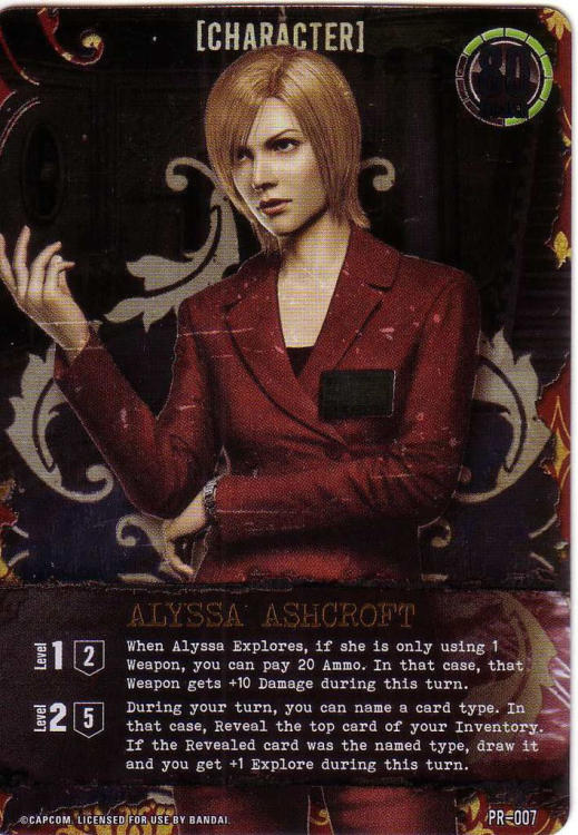 Resident Evil Deck Building Game: Alyssa Ashcroft Promo image 2