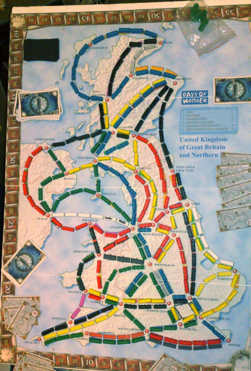 UK (fan expansion to Ticket to Ride) image 1