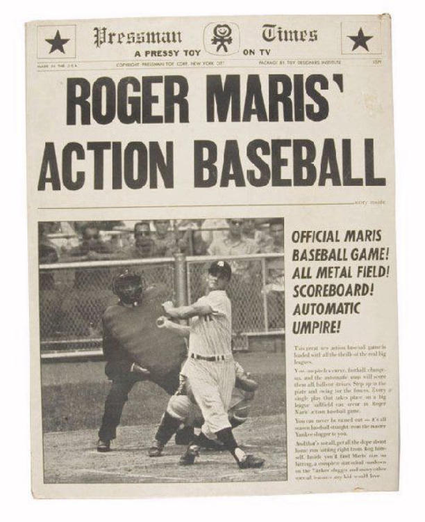 Roger Maris Action Baseball image 1