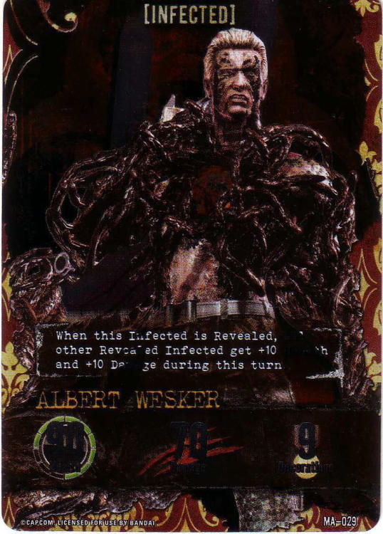 Resident Evil Deck Building Game: Infected Albert Wesker Foil Promo image 1