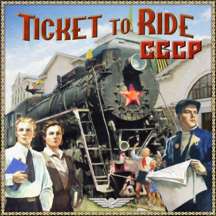 USSR (fan expansion for Ticket to Ride) image 1