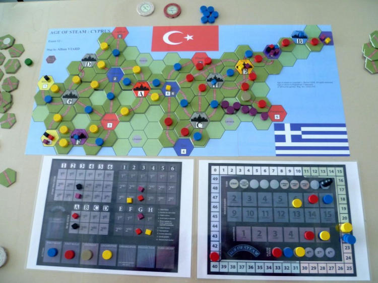 Age of Steam Expansion: Tibet and Cyprus image 2