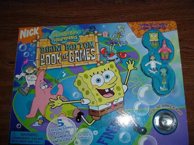 Spongebob Squarepants Bikini Bottom Book of Games image 1