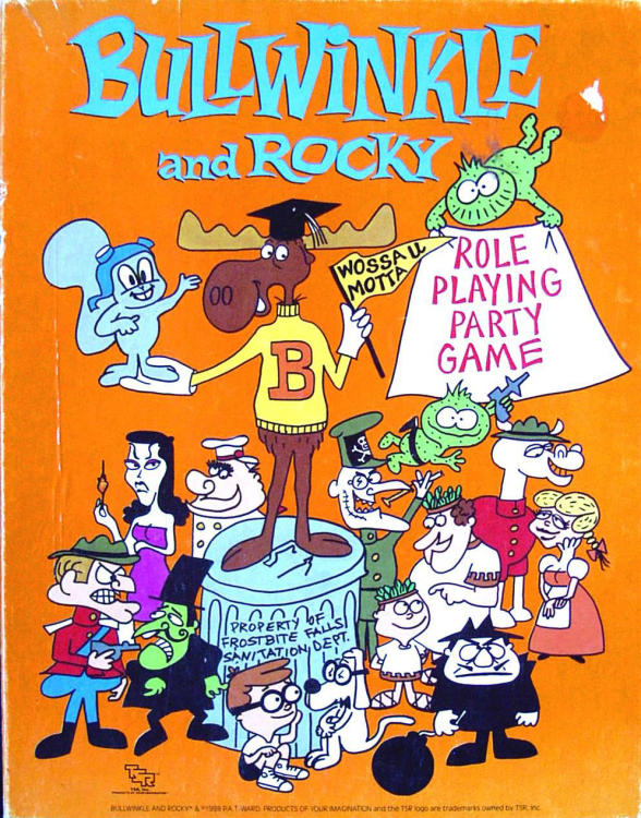 Bullwinkle and Rocky Role Playing Party Game image 1