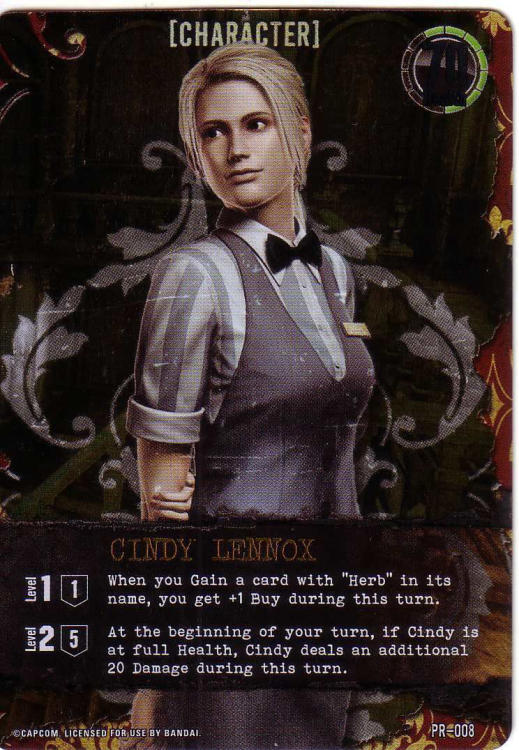 Resident Evil Deck Building Game: Cindy Lennox Promo image 1