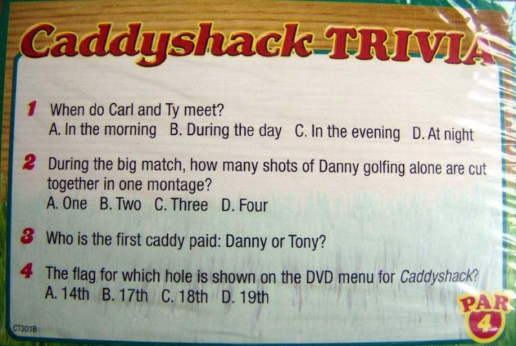 Caddyshack Trivia Game image 6