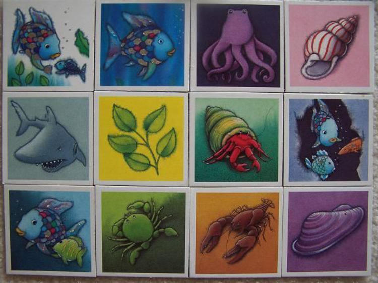 The Rainbow Fish Memory Game image 2