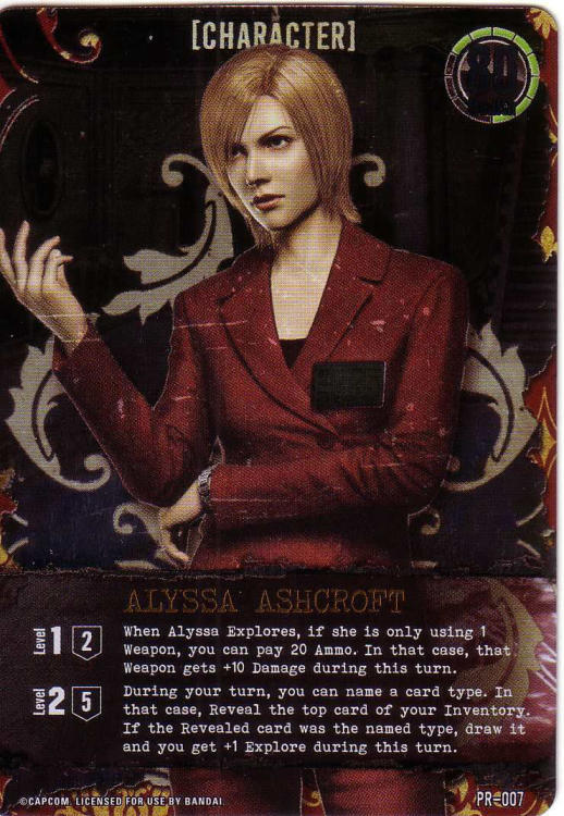 Resident Evil Deck Building Game: Alyssa Ashcroft Promo image 1