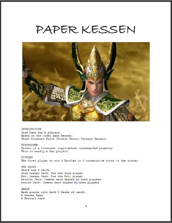 Paper Kessen image 1