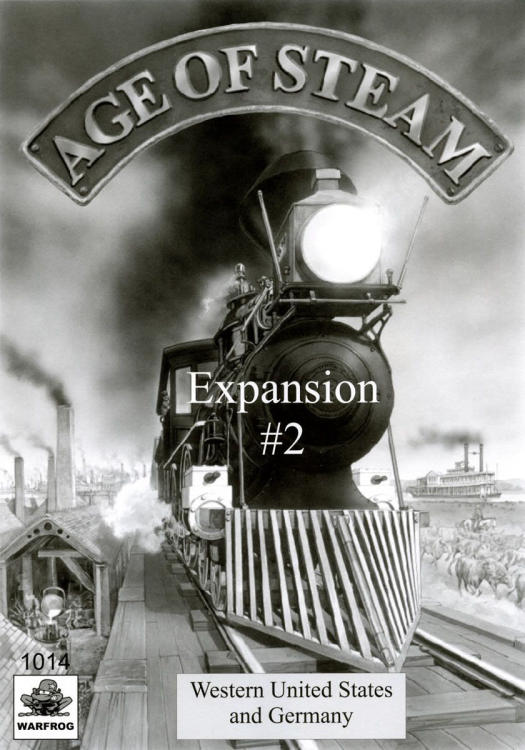 Age of Steam Expansion #2: Western United States and Germany image 1