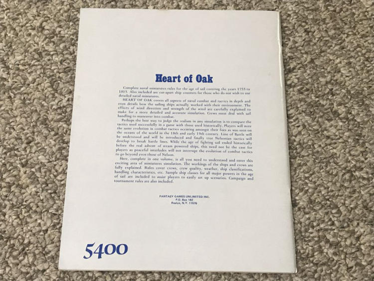 Heart of Oak: Naval Miniatures Rules for the Age of Fighting Sail image 2