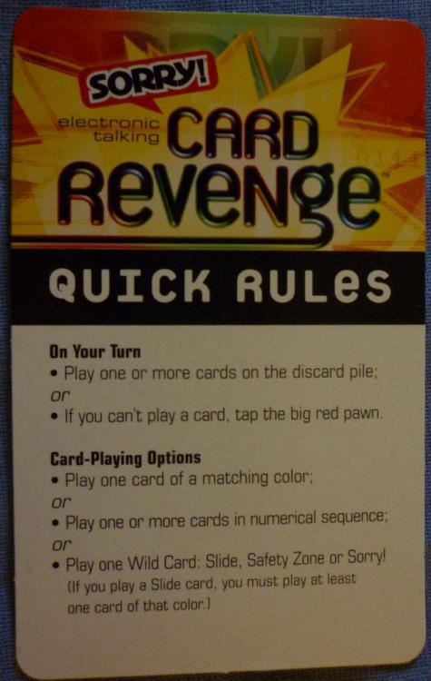 Sorry Electronic Talking Card Revenge image 6