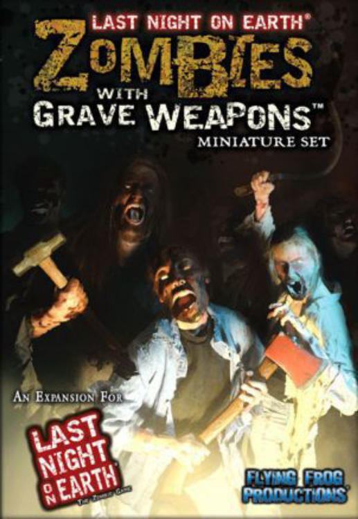 Last Night on Earth: Zombies with Grave Weapons Miniature Set image 1