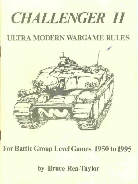 Challenger II: Ultra Modern Wargame Rules for Battle Group Level Games 1950 to 1995 image 1