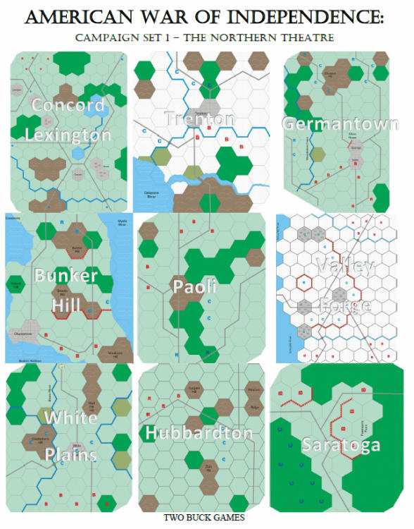 American War of Independence: Campaign Set 1 – The Northern Theatre image 1